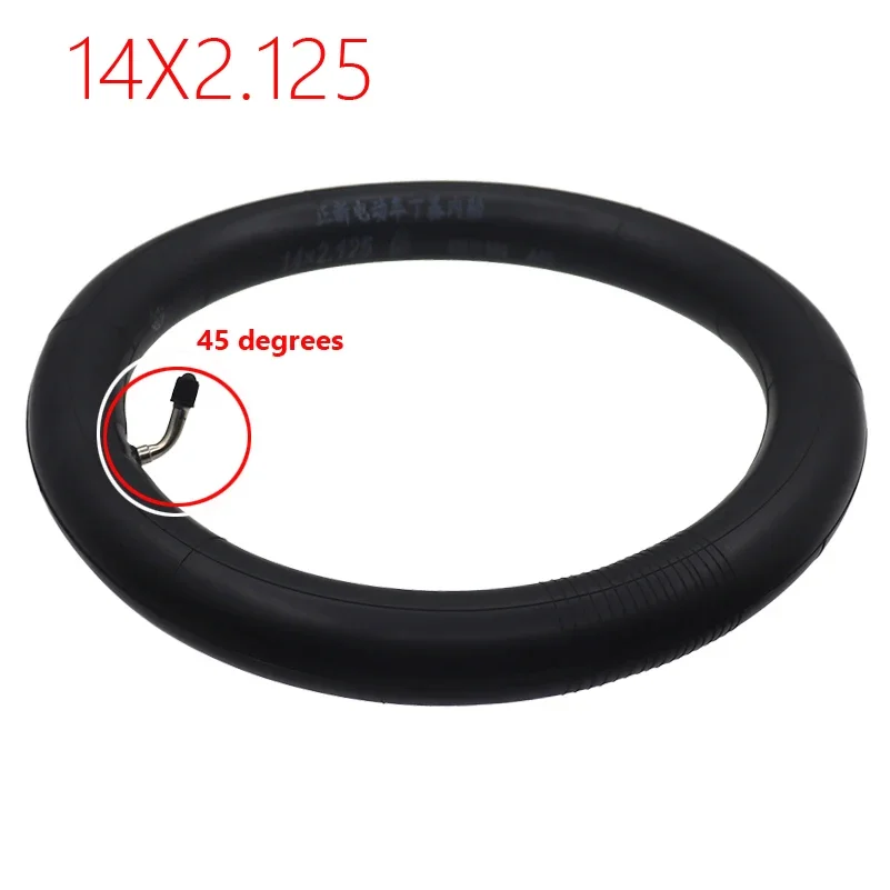 14 Inch 14x2.125 Butyl Inner Tube 14x1.95/2.125/2.35 for Ninebot One S2 A1 for Many Gas Electric Scooters E-Bike Unicycle Tyre