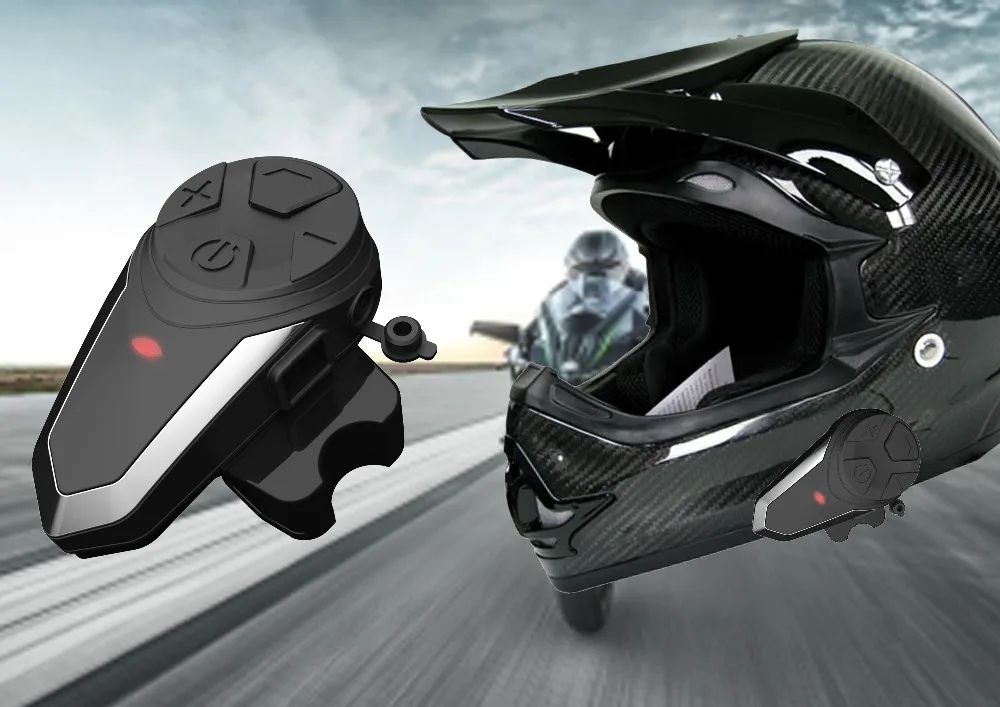 BT-S3NS Motorcycle Helmet Intercom Moto Helmet BT5.0 Headset Waterproof Intercomunicador BT Interphone FM
