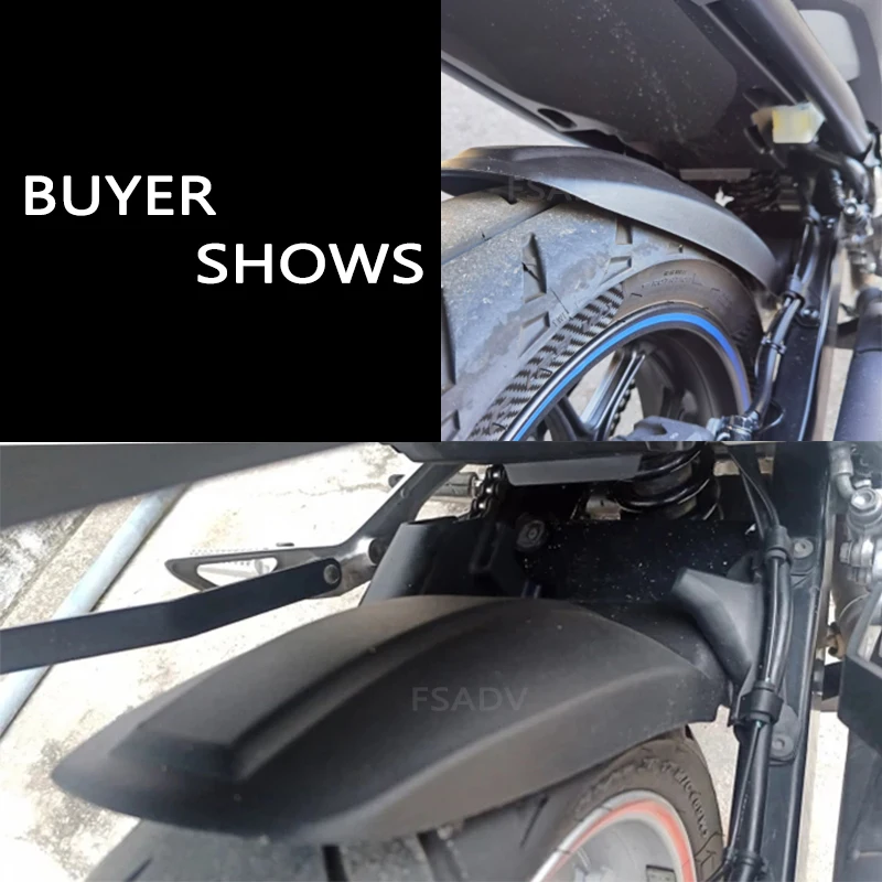 For HONDA NC750X NC750 X NC 750X 2012-2023 2018 2019 2020 2021 2022 Motorcycle Rear Fender Extender Mudguard Splash Guard Cover