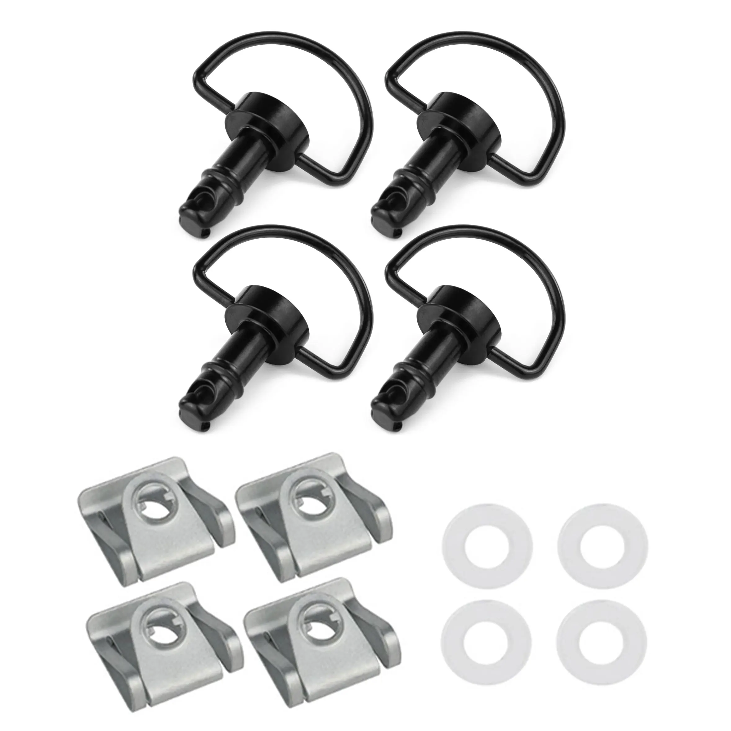 For DUCATI MV Agusta Aprilia Yamaha R1 R6 Honda 17mm Universal Quick Release Fasteners D-RING 1/4 Turn Rivet Fairing Bolts Studs