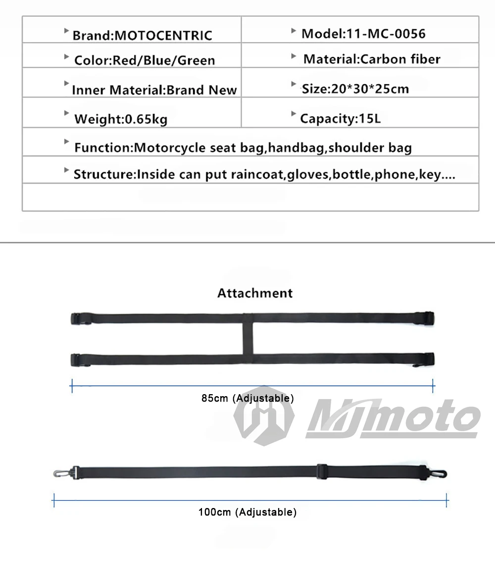 Waterproof Motorcycle Tail Bag Sport Luggage Reflective Saddle Riding Rear Bag Motorcycle Motorbike Scooter Side Back Seat Bag