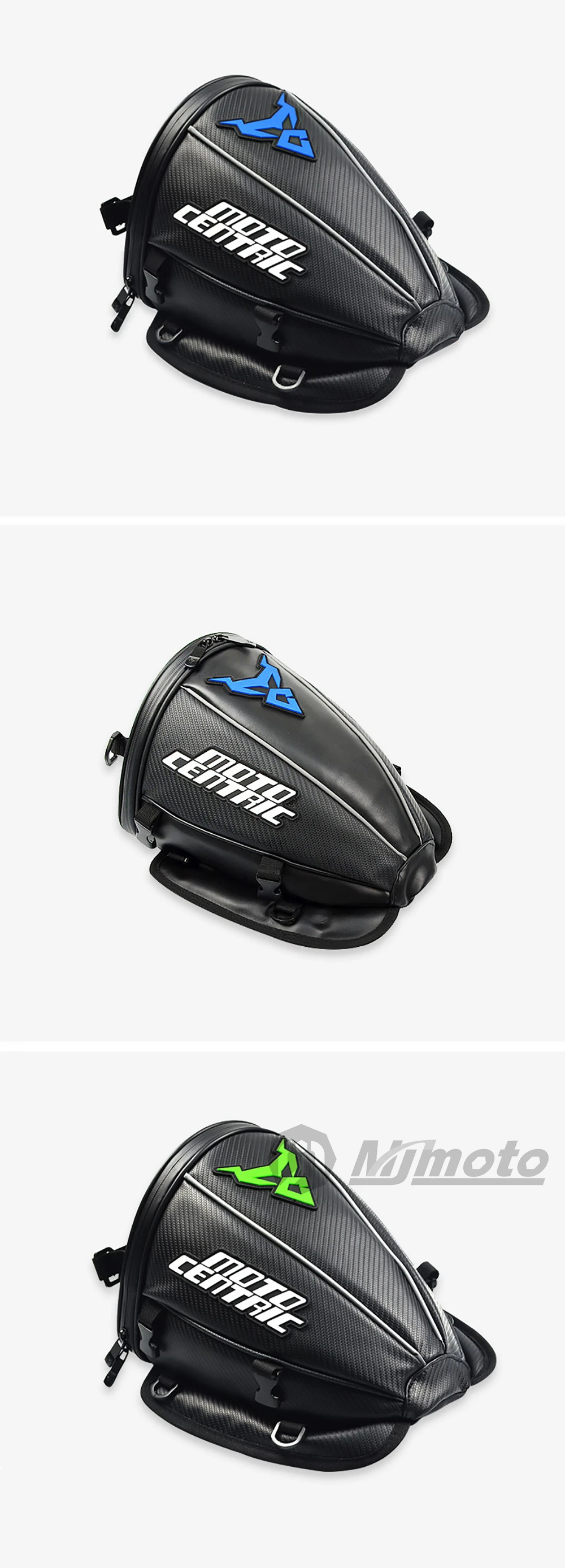 Waterproof Motorcycle Tail Bag Sport Luggage Reflective Saddle Riding Rear Bag Motorcycle Motorbike Scooter Side Back Seat Bag