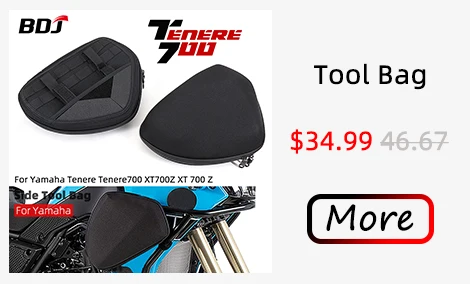 BDJ Armrest Tenere700 XT700Z Rear Grab Handle Seat Hand Handle Grab Bar Rail For Yamaha Tenere 700 Motorcycle Accessories