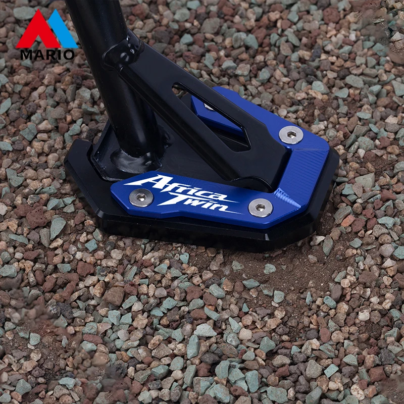 For CRF1100L CRF 1100 L 1100L Africa Twin CNC Motorcycle Kickstand Foot Side Stand Extension Pad Support Plate 2020 2021
