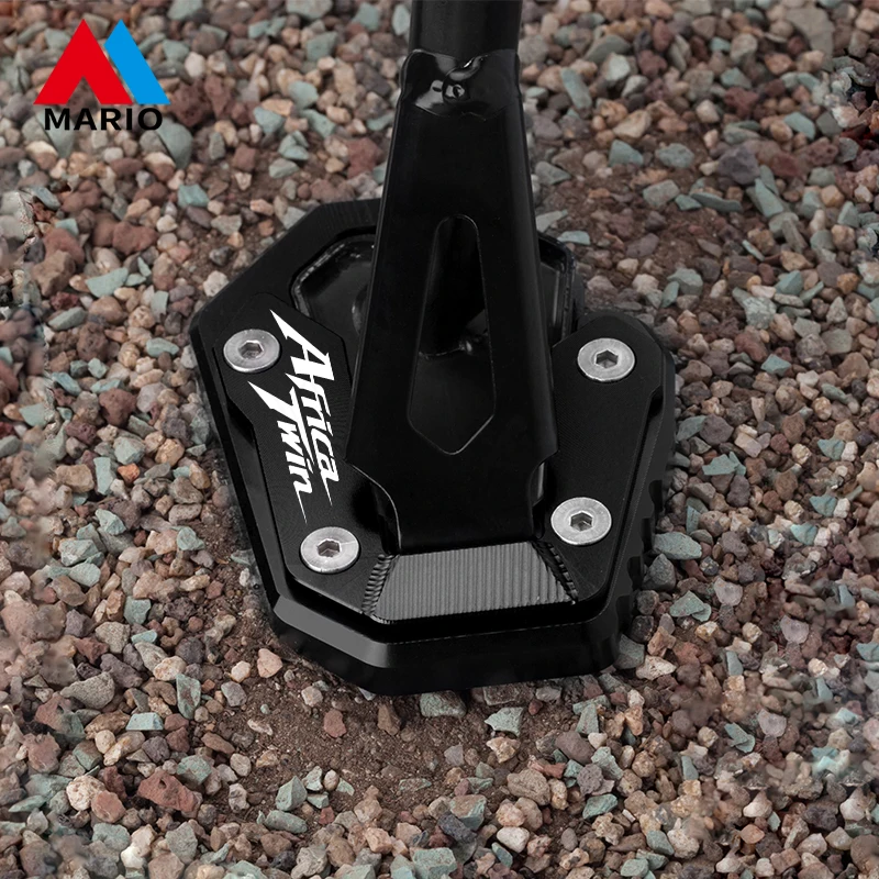 For CRF1100L CRF 1100 L 1100L Africa Twin CNC Motorcycle Kickstand Foot Side Stand Extension Pad Support Plate 2020 2021