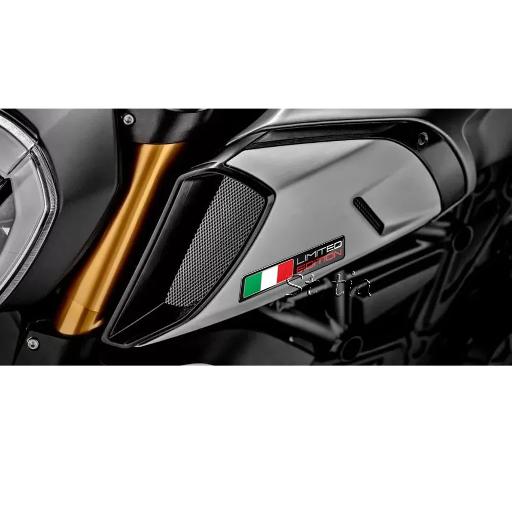 3D Motorcycle Decal Italy Flag Stickers Italia Limited Edition Sticker Case for Aprilia RS4 RSV4 Ducati Monster 1199 1299 1098