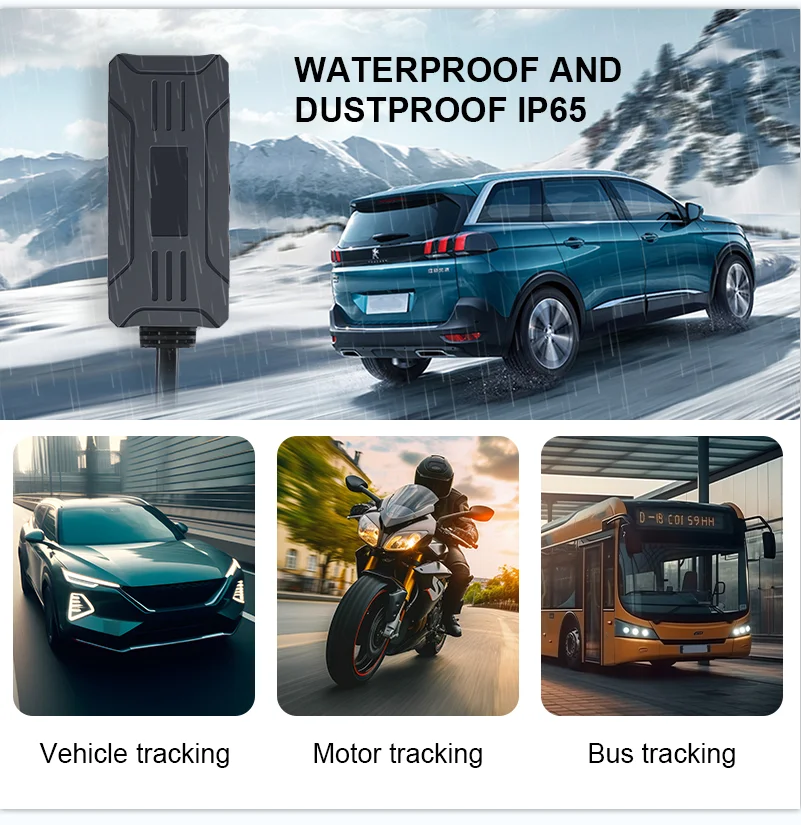 TrackerKing G109 GPS Tracker For Motorcycle 2G Anti-Lost Car Rastreador Real Time Tracking Device Locator Positioner for Bike