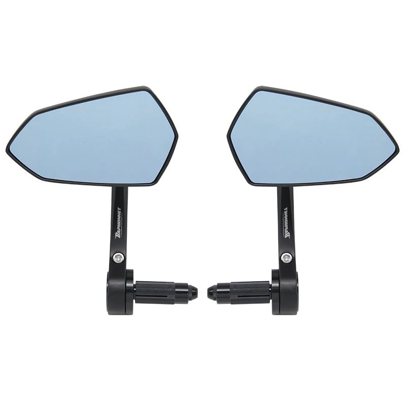 For Royal Enfield Bullet/Meteor/Classic 350 500 Interceptor 650 CNC Motorcycle Bar End Mirrors Retro Handlebar Tip Rearview