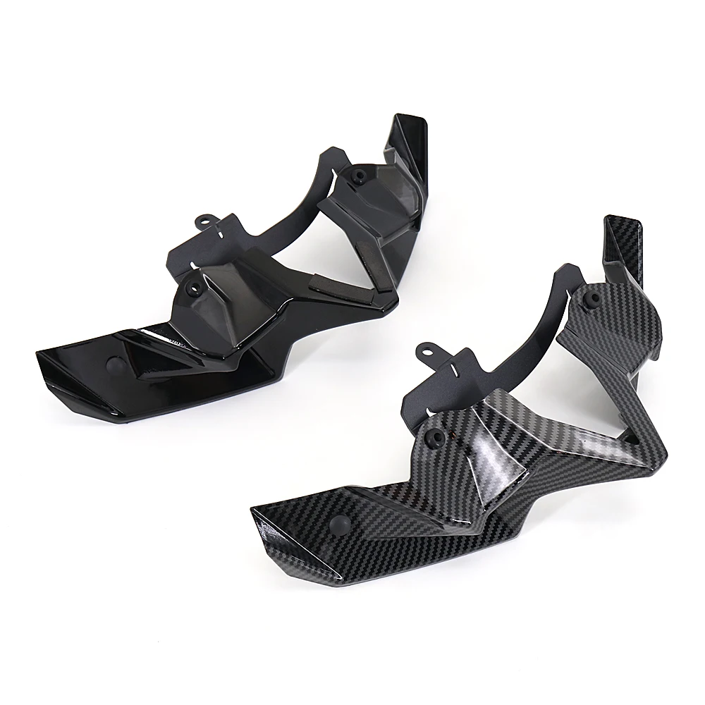 Carbon Fiber Motorcycle Z 900 Naked Front Spoiler Winglet Aerodynamic Wing Kit Spoiler New For Kawasaki Z900 2020 2021 2022