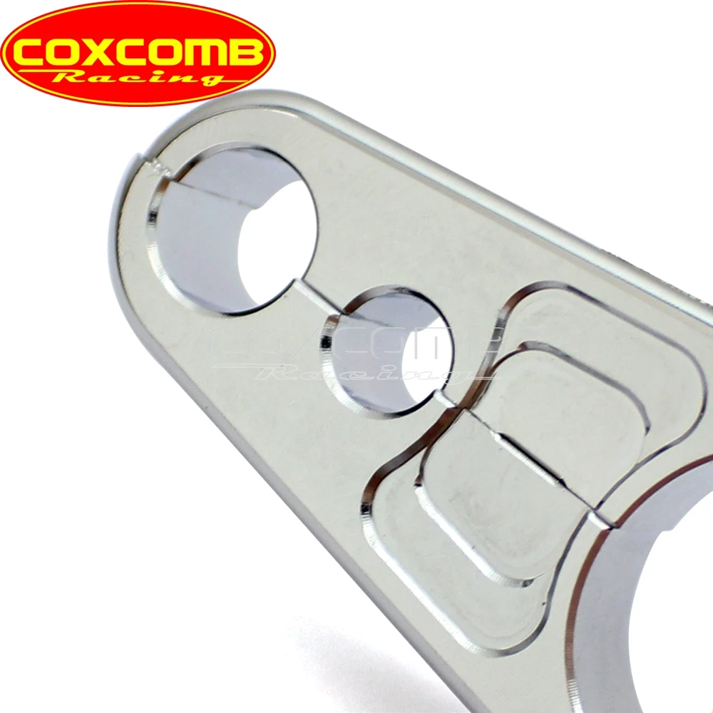 25mm/32mm CNC Aluminum 1 1/4" Brake Cable Clamp Dual Throttle Cable Holder Frame Bar for Harley Honda Yamaha Suzuki Cafe Racer