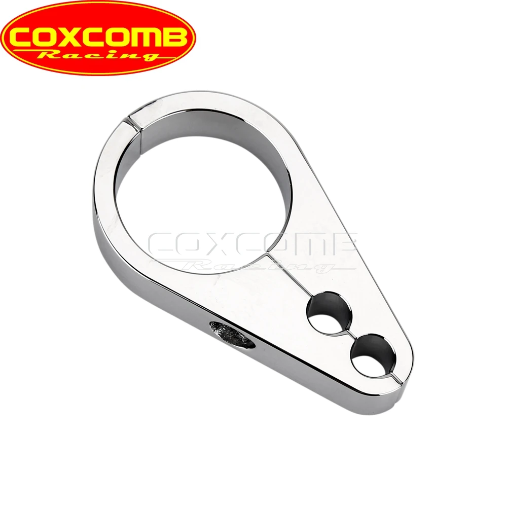 25mm/32mm CNC Aluminum 1 1/4" Brake Cable Clamp Dual Throttle Cable Holder Frame Bar for Harley Honda Yamaha Suzuki Cafe Racer