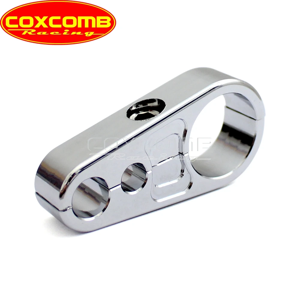 25mm/32mm CNC Aluminum 1 1/4" Brake Cable Clamp Dual Throttle Cable Holder Frame Bar for Harley Honda Yamaha Suzuki Cafe Racer
