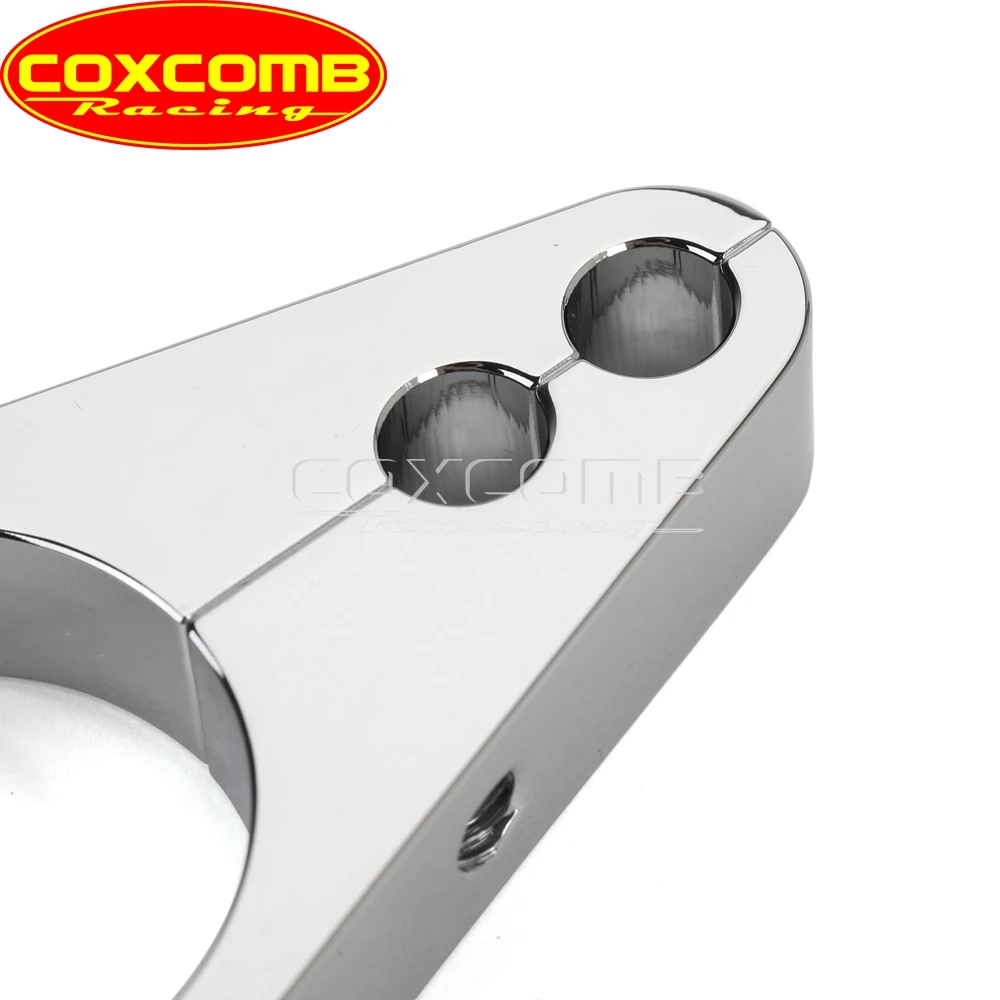 25mm/32mm CNC Aluminum 1 1/4" Brake Cable Clamp Dual Throttle Cable Holder Frame Bar for Harley Honda Yamaha Suzuki Cafe Racer