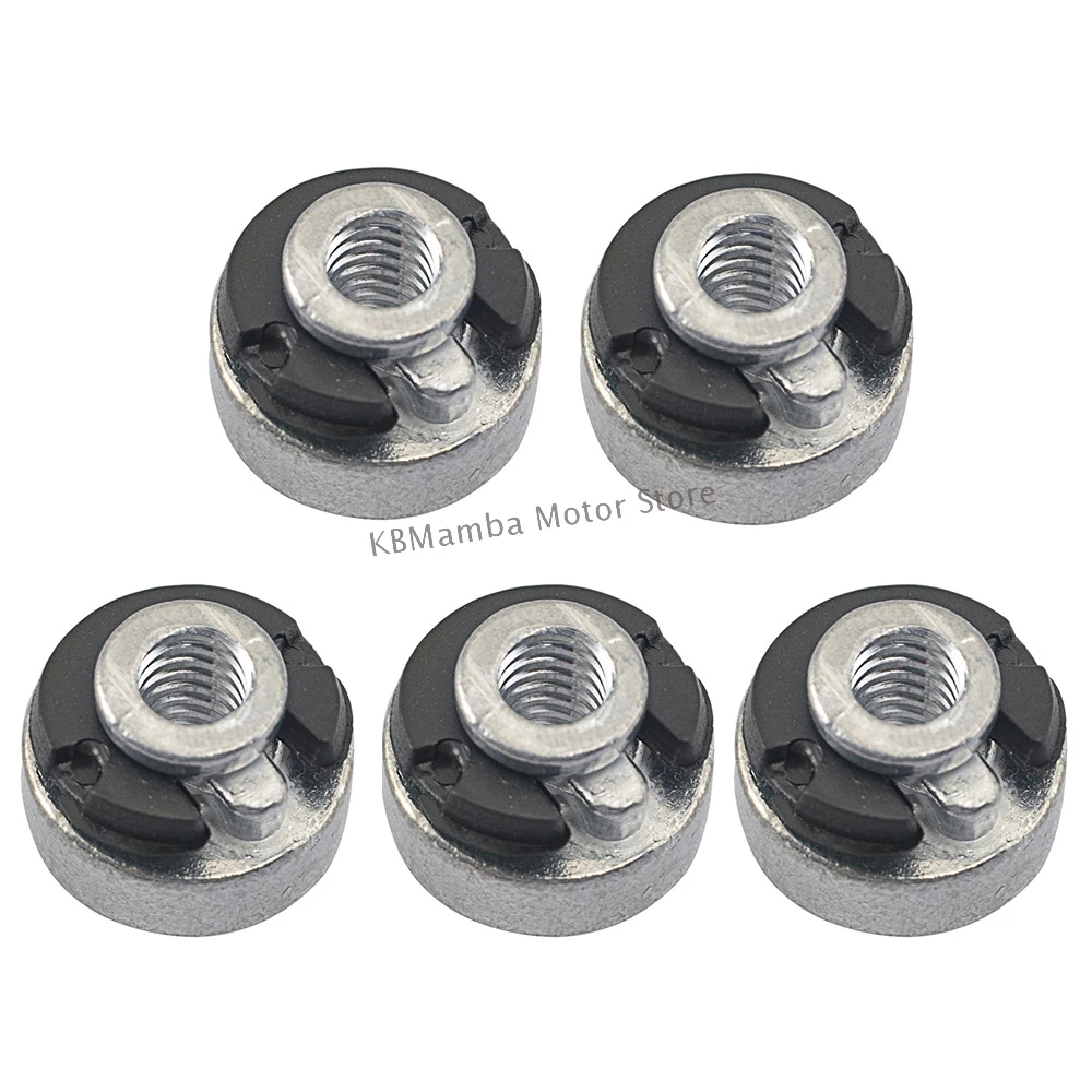 Motorcycle Rear Fender Seat Nut Kit for Harley Sportster Street Bob Softail 1996-2017 Mount Nut Bolt Quick Release Aluminum