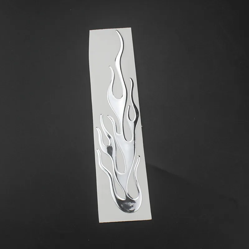 Universal Motorcycle 3D Flame Fire Reflective Sticker Vinyl Decal Touring Atv Scooter Off-road