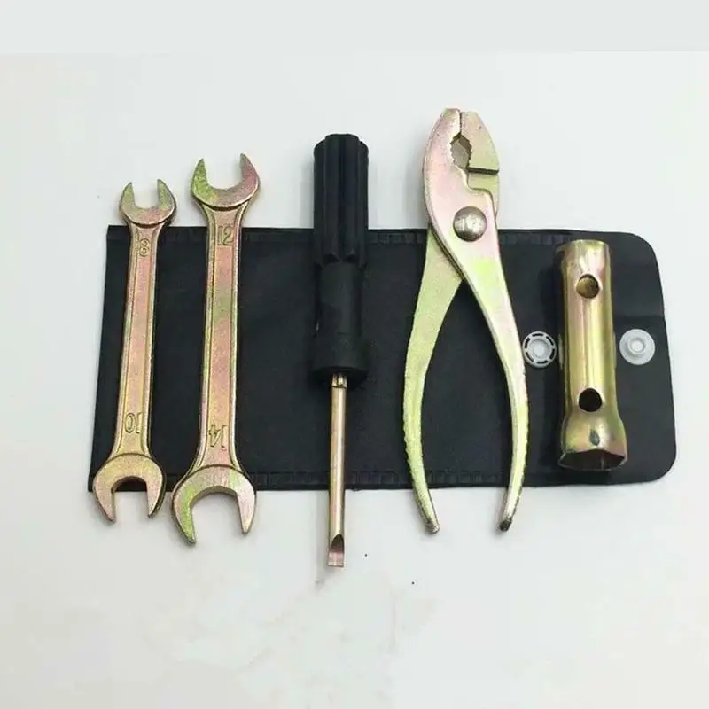 Universal Motorcycle Spark Plug Spanner Wrench Socket Tool Kit Aluminum Alloy Motorcycle Repair Tool Pliers Wrenches Screwdrive