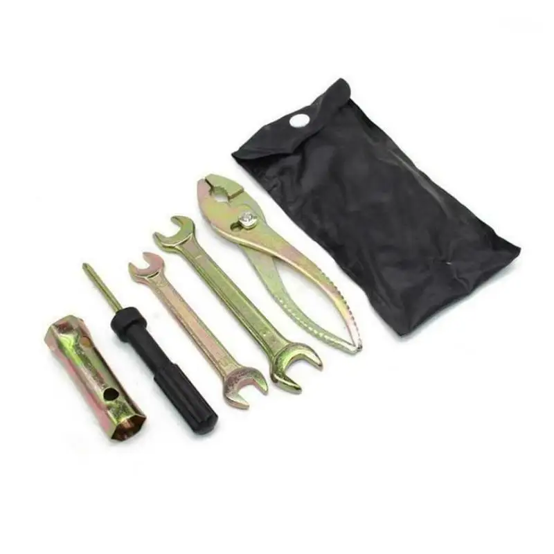 Universal Motorcycle Spark Plug Spanner Wrench Socket Tool Kit Aluminum Alloy Motorcycle Repair Tool Pliers Wrenches Screwdrive