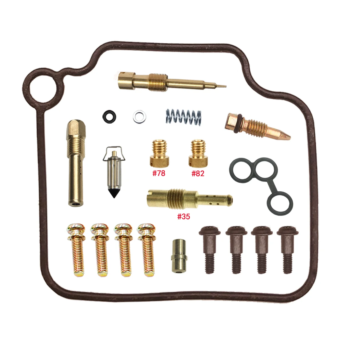 PIAGGIO 125 Carburetor rebuild kit Diaphragm slide membrane BYQ125T carb accessories