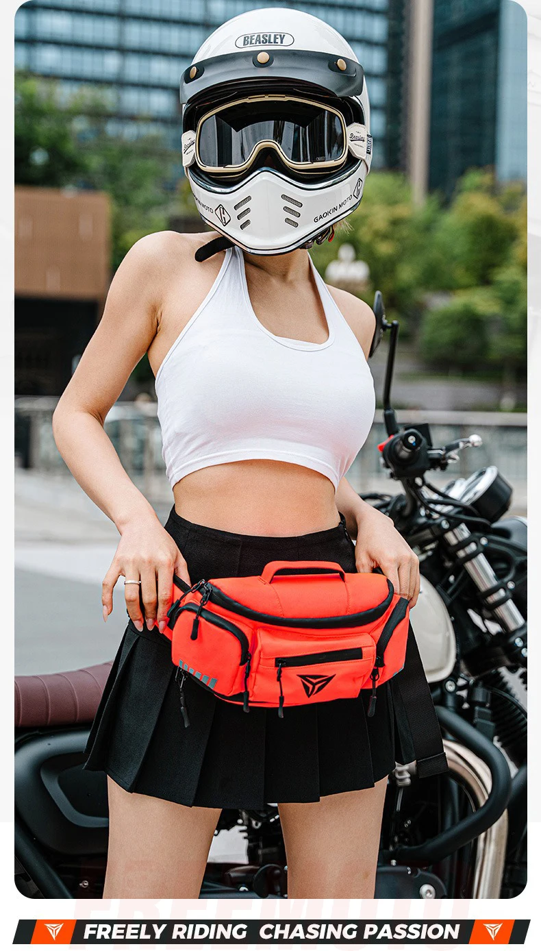 Motowolf Waterproof Motorcycle Waist Bag Multifunctional Outdoor Motocross Cycling Pack Anti-Splash Premium Oxford Cloth