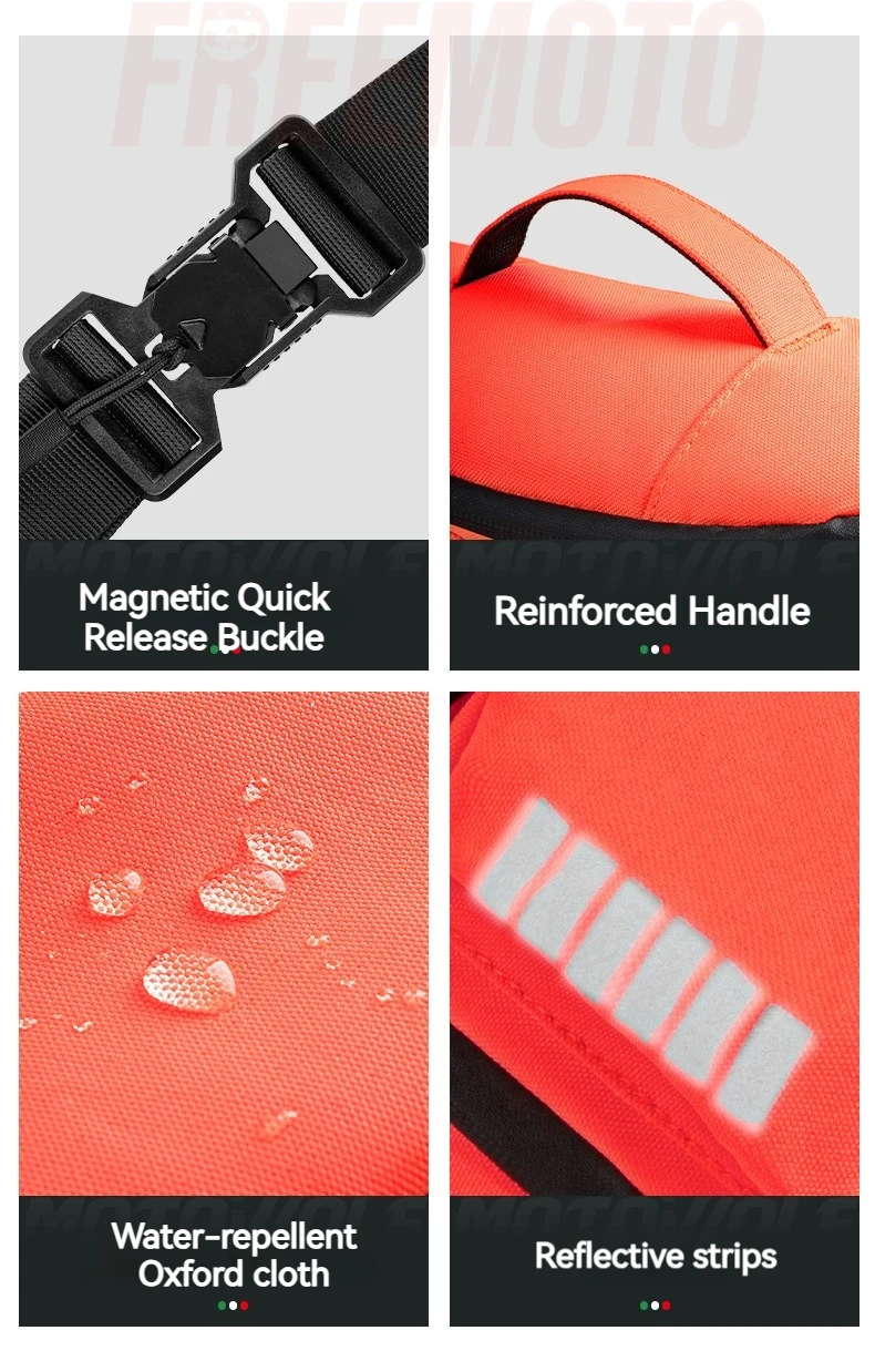 Motowolf Waterproof Motorcycle Waist Bag Multifunctional Outdoor Motocross Cycling Pack Anti-Splash Premium Oxford Cloth
