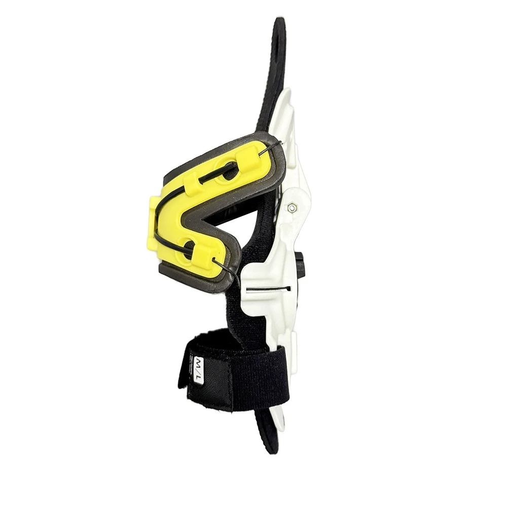 Motorcycle wrist guard X8 wrist support white acid yellow M/L motorcycle protective equipment