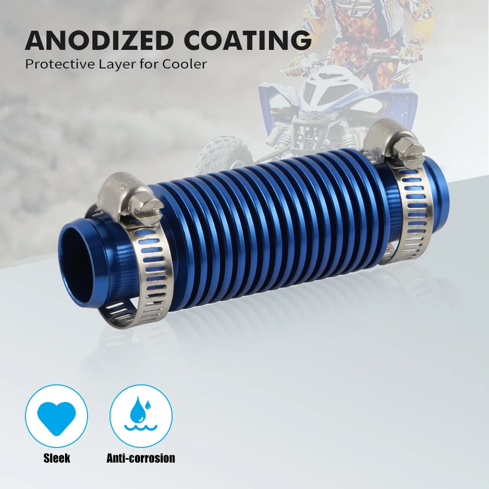 NICECNC For Yamaha Raptor 700 Oil Cooler 17 Fins For Yamaha Banshee 350 For Honda For Kawasaki For Suzuki LTZ400 Universal ATV