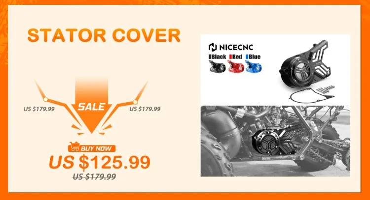 NICECNC For Yamaha Raptor 700 Oil Cooler 17 Fins For Yamaha Banshee 350 For Honda For Kawasaki For Suzuki LTZ400 Universal ATV