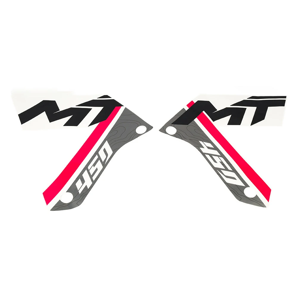 For CFMOTO 450MT MT450 450 MT Motorcycle Sticker Radiator Cover Stickers Headlight Panel Guard Plate Decal ABS Decorative Paster
