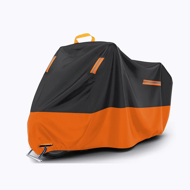 Universal Motorcycle Cover 420D Heavy Duty Oxford Waterproof Outdoor Dustproof Rainproof Sun Protection UV Resistant All Weather