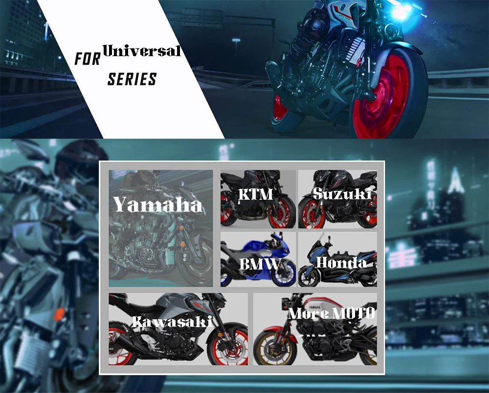 For Yoshimura Dirt Bike Exhaust 3D Sticker Motorcycle Accessories DB Killer Muffler Escape R1 R6 GP Alpha AT2 R77 R11 51MM 150CC