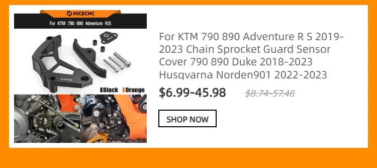 Motorcycle Sensor Cover For KTM 890 Adventure R S 790 Adventure R S Duke 790 890 2019-2023 Husqvarna NORDEN 901 2022-2023