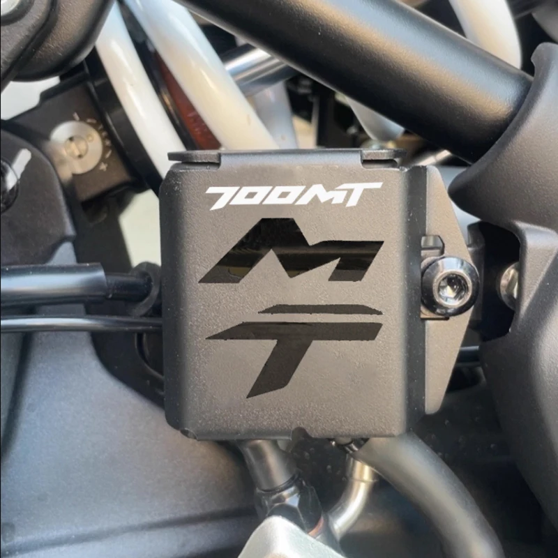 For CFMOTO CF MOTO CF700 700MT 700 MT MT700 Motorcycle Accessories CNC Rear Brake Fluid Reservoir Cover Guard Protection Cup