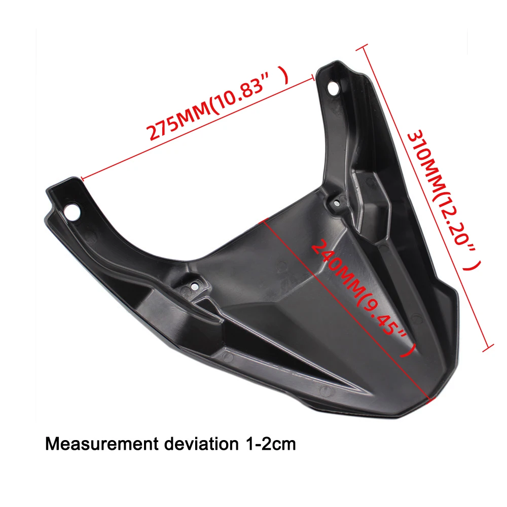 Black Color Front Wheel Fender For Yamaha MT-09 FJ09 MT09 Tracer 900 GT 2015-2018 Beak Nose Cone Extension Cover