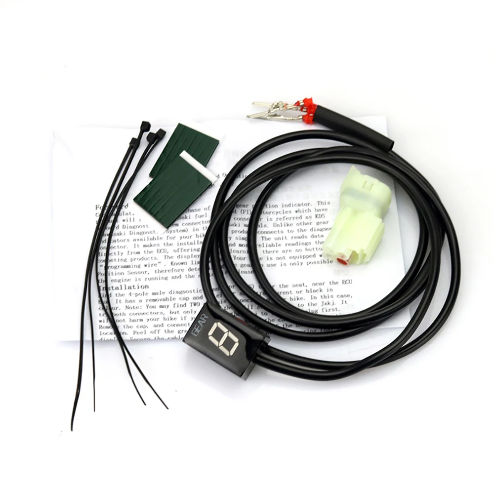 For Kawasaki Ninja 300 250R 250 R Ninja250R Motorcycle Accessories Gear Indicator Gear Counter Display Speed Report Indicator