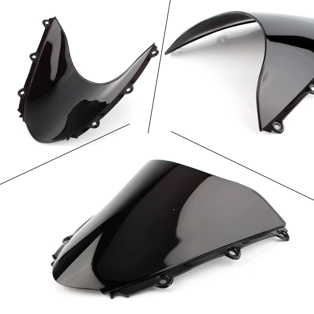 Motorcycle Double Bubble Windshield Deflector Protector Wind Screen For Honda CBR1000RR CBR 1000RR 1000 RR 2004 - 2005 2006 2007