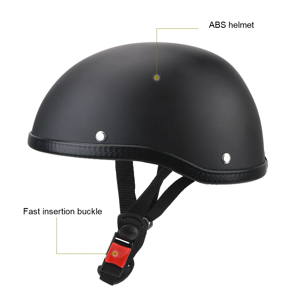 Motorcycle Helmet MTB Bike Unisex Cycling Safety Protector Half Face Type Retro Vintage Ultralight Fashion Motorbike Accessories