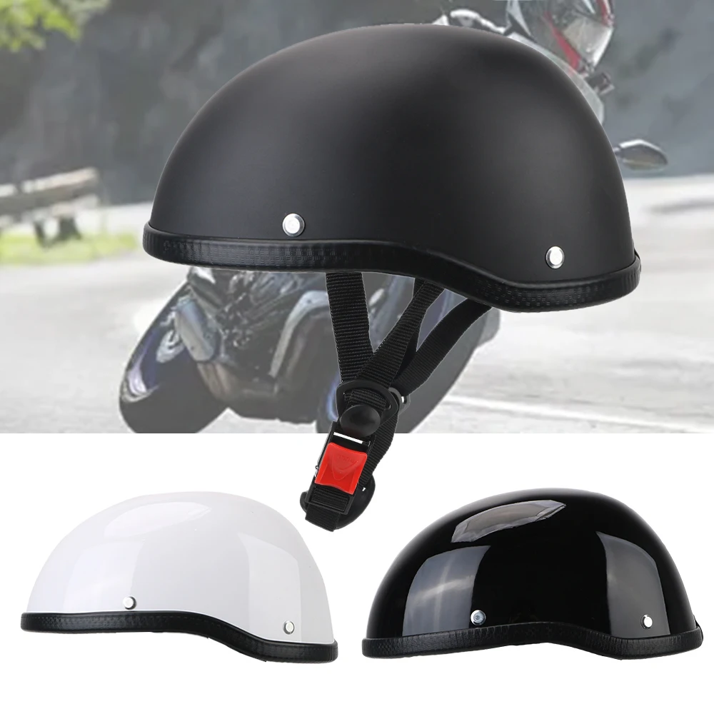 Motorcycle Helmet MTB Bike Unisex Cycling Safety Protector Half Face Type Retro Vintage Ultralight Fashion Motorbike Accessories
