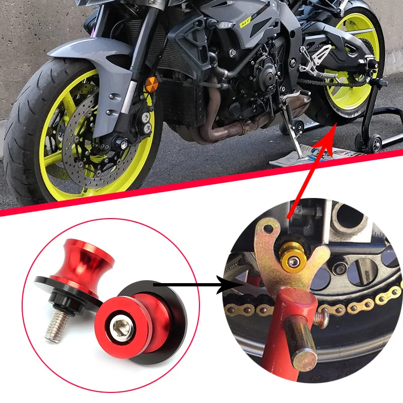 New ER-6N 7 Color 10MM CNC Motorcycle Accessories Swingarm Spools Slider Stand Screws For Kawasaki ER6N ER 6N 2006-2016 ALL YEAR