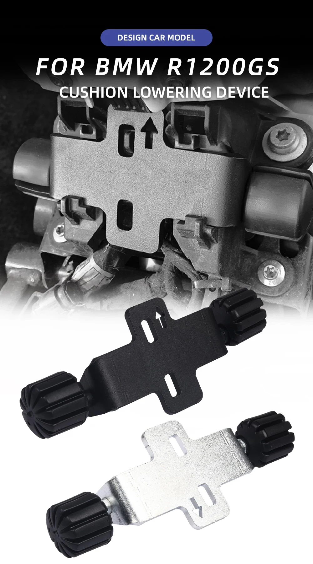 Rider Seat Lowering Adjustable Kit 10mm 20mm For BMW R1200GS LC ADV R1200RT R1250GS R 1250GS ADV R 1250 GS Motorcycle Adventure