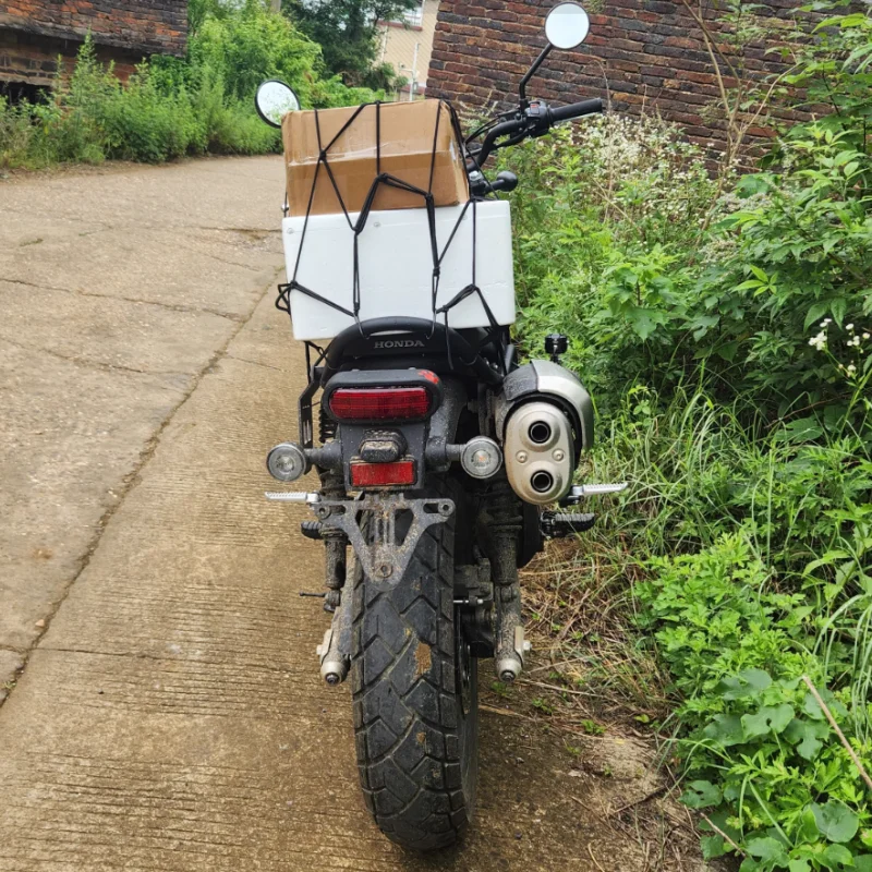 Motorcycle Cargo Net , Elastic Luggage Mesh Nets for Motorcycle Bike Scooter, Heavy Duty Bungee Holder Organizer Accessories
