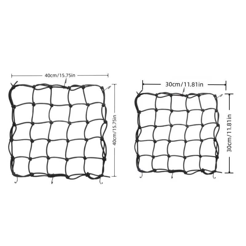 Motorcycle Cargo Net , Elastic Luggage Mesh Nets for Motorcycle Bike Scooter, Heavy Duty Bungee Holder Organizer Accessories