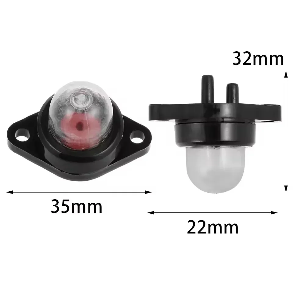 10 Pcs Carburetor Oil bubble  Light bulb Petrol Snap in Primer Fuel Bulb Pump Kit For Chainsaws Trimmer Brush Cutter Carburetor