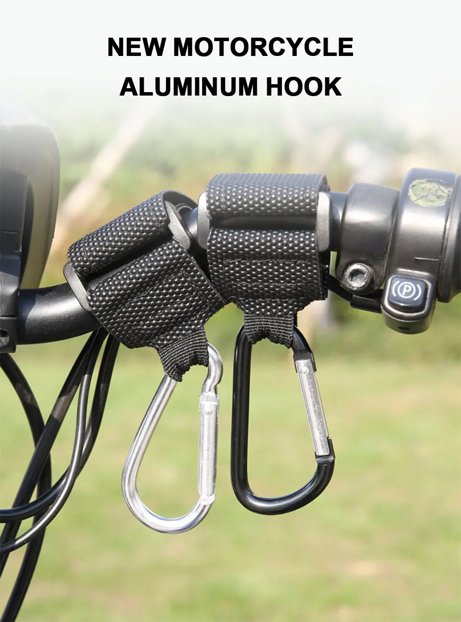 Motorcycle Hanging Hook with Lock Hooks for Autocycles Bike Electric Vehicle Storage Helmet Hanging Hook Handlebar Accessories
