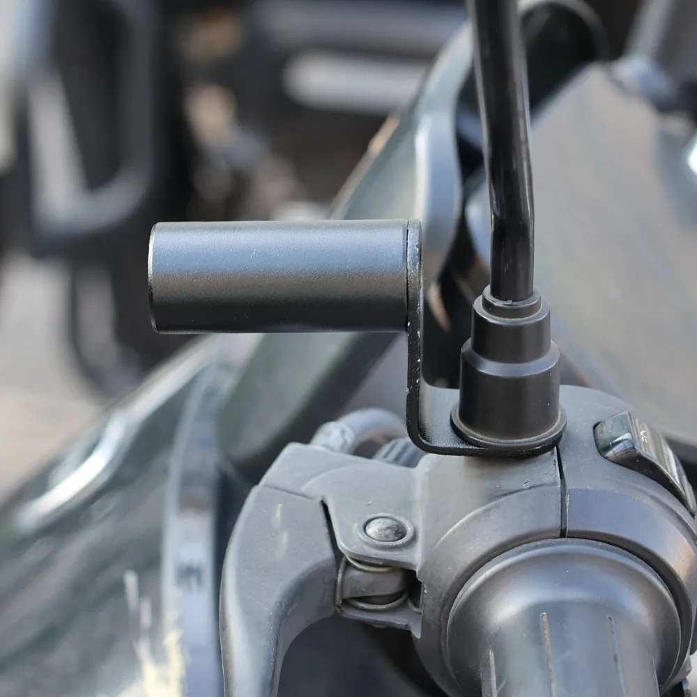 Motorcycle Mirror Extender Riser Universal CNC Aluminum Side Mirror Adapter Bracket Motorbike Scooter E-Bike Modification Parts