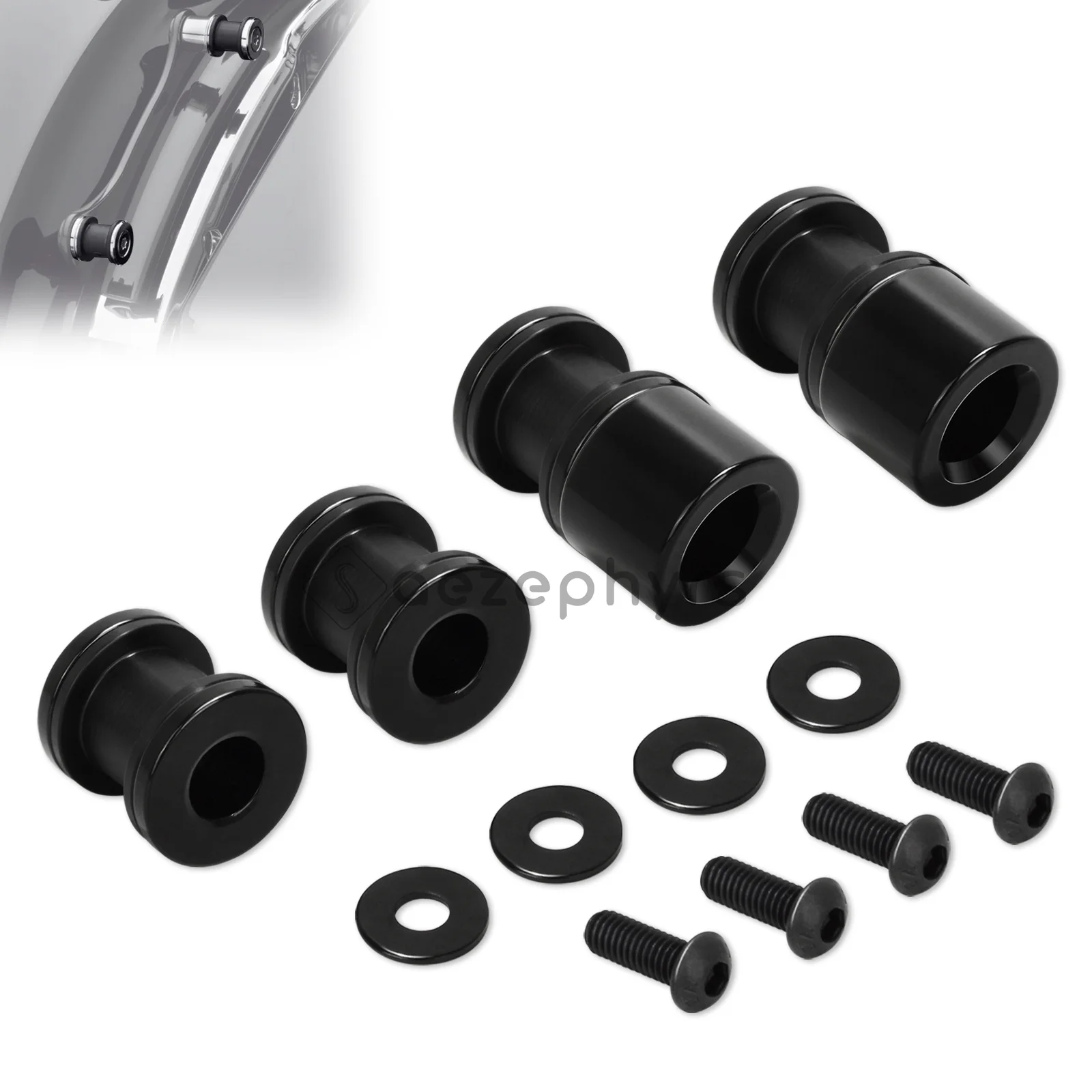 Detachables 4 Point Docking Hardware Kit Motorcycle Sissy Bar Backrest Luggage Rack For Harley Touring Electra Glide Road King