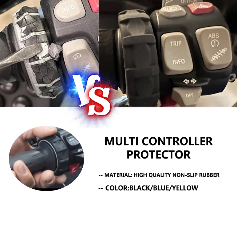 For BMW R1200GS R1250GS R1300GS S1000R F850GS LC ADV Adventure F900GS F900XR Motorcycle MULTI CONTROLLER PROTECTOR Rubber Cover