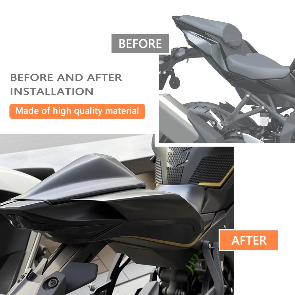 ZX4R ZX4RR ZX25R Side Panel Fairing Modification Rear Spoiler Aerodynamic Winglet Fairing For ZX-25R ZX-4R ZX-4RR 2020-2025
