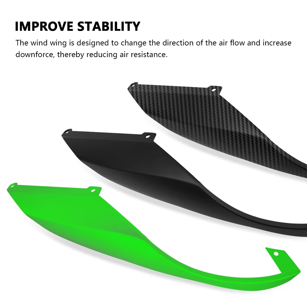 ZX4R ZX4RR ZX25R Side Panel Fairing Modification Rear Spoiler Aerodynamic Winglet Fairing For ZX-25R ZX-4R ZX-4RR 2020-2025