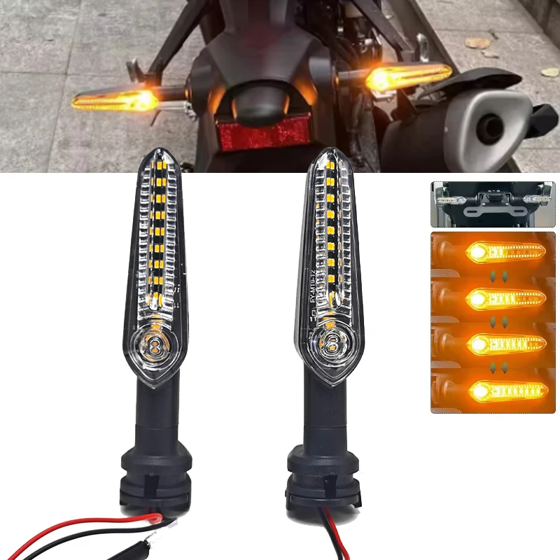 MT-07 MT-09 LED Turn Signal Indicator Light For Yamaha YZF R6 R1 R3 R7 R9 R15 MT07 MT09 T7 TRACER 700 900 9/GT XSR 700 XJ6 FZ1