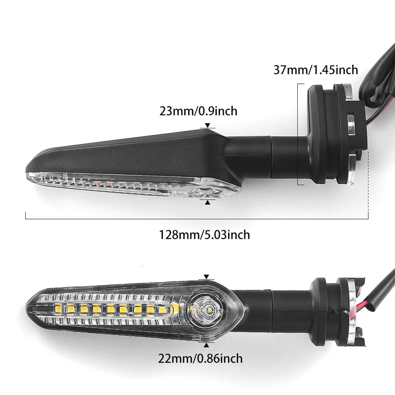 MT-07 MT-09 LED Turn Signal Indicator Light For Yamaha YZF R6 R1 R3 R7 R9 R15 MT07 MT09 T7 TRACER 700 900 9/GT XSR 700 XJ6 FZ1